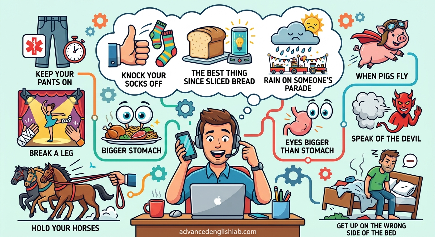 10 Funny English Expressions & Idioms to Supercharge Your Vocabulary