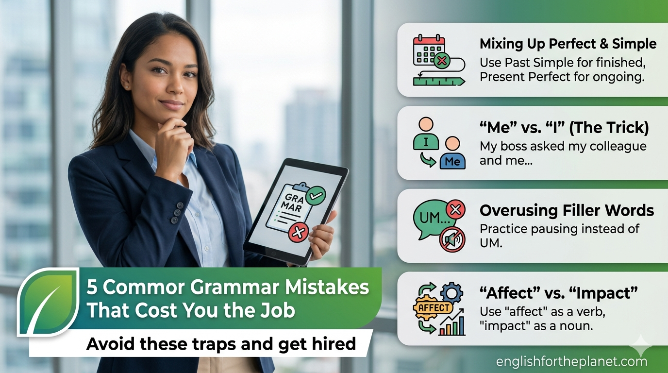 5 Common Grammar Mistakes That Cost You the Job