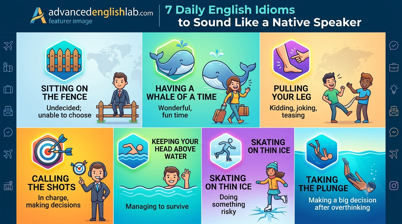7 Daily English Idioms to Sound Like a Native Speaker