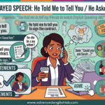 Advanced Reported Speech How to Relay Messages in English