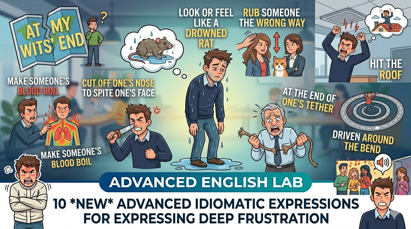 Beyond I'm Angry Master Advanced English Idioms for Deep Exasperation