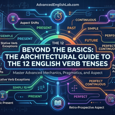 Beyond the Basics The Architectural Guide to the 12 English Verb Tenses