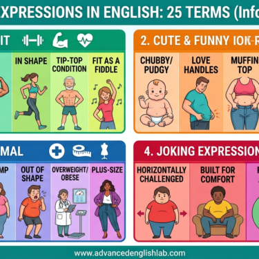 Body Shapes in English 25 Expressions to Describe Fitness and Weight