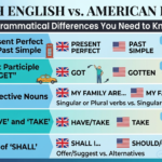 British English and American English