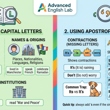 Capital letters and apostrophes