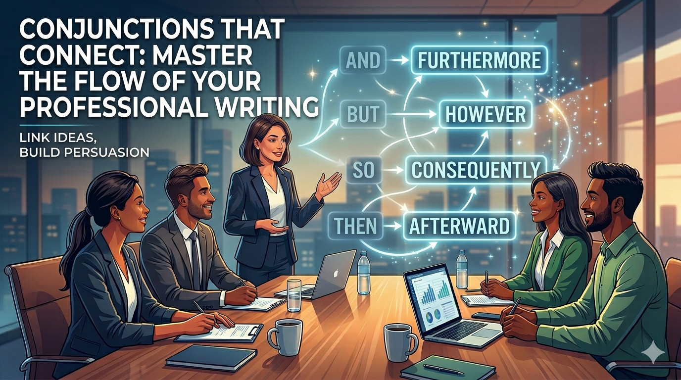 Conjunctions That Connect Master the Flow of Your Professional Writing