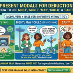 Modals: deductions about the present