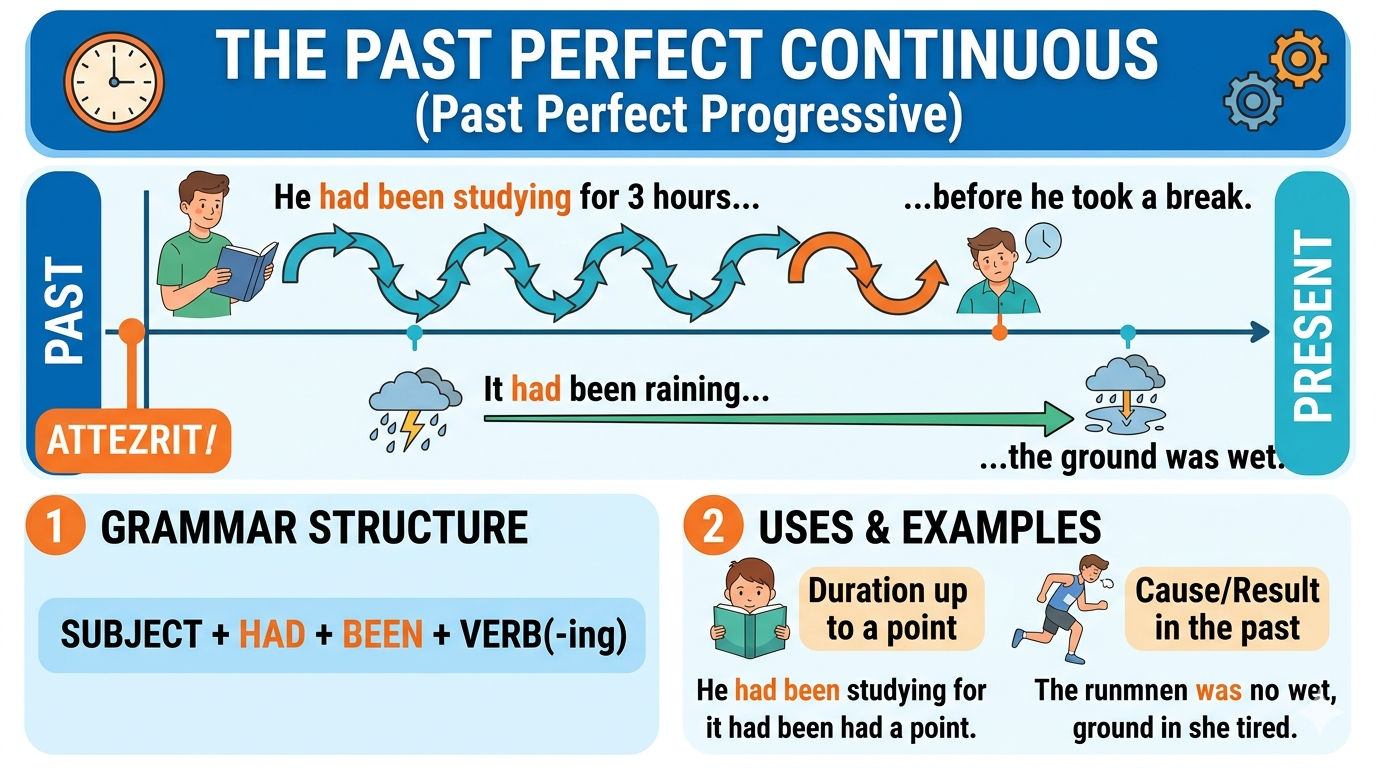 Past Perfect Continuous Tense