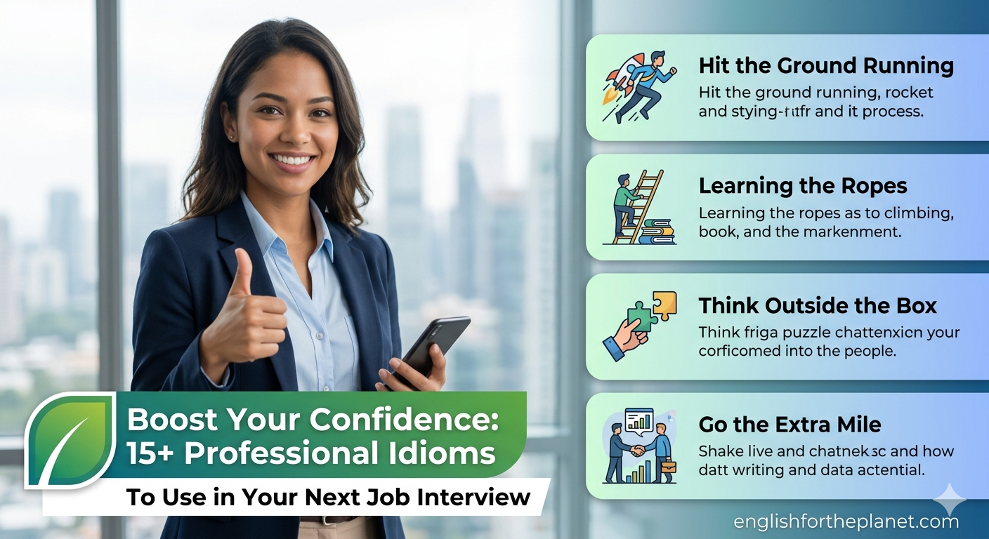 15+ Professional Idioms to Use in Your Next Job Interview
