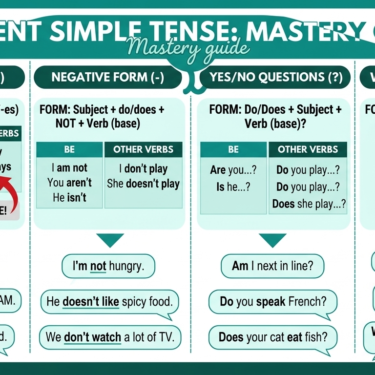 Master the Present Simple Tense