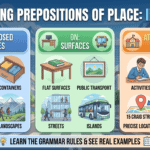Prepositions of place: 'in', 'on', 'at'