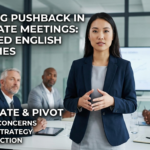 How to Handle Pushback in Corporate Meetings Advanced English Strategies
