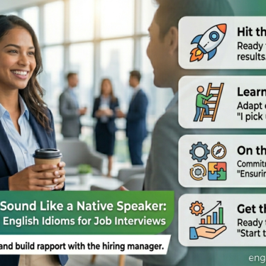 How to Sound Like a Native Speaker Essential English Idioms for Job Interviews