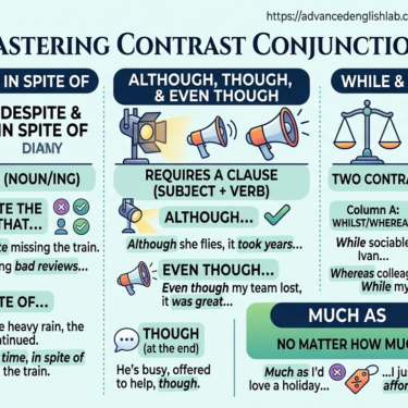 How to Use Although, Despite, Whereas, and Much As Like a Native Speaker