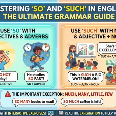 Intensifiers 'so' and 'such'