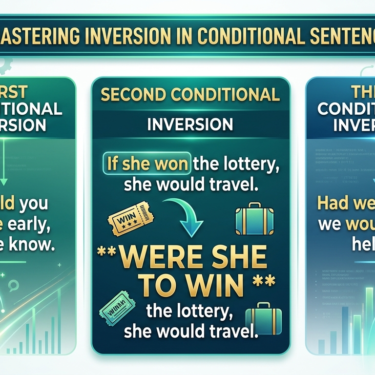 Inversion and conditionals