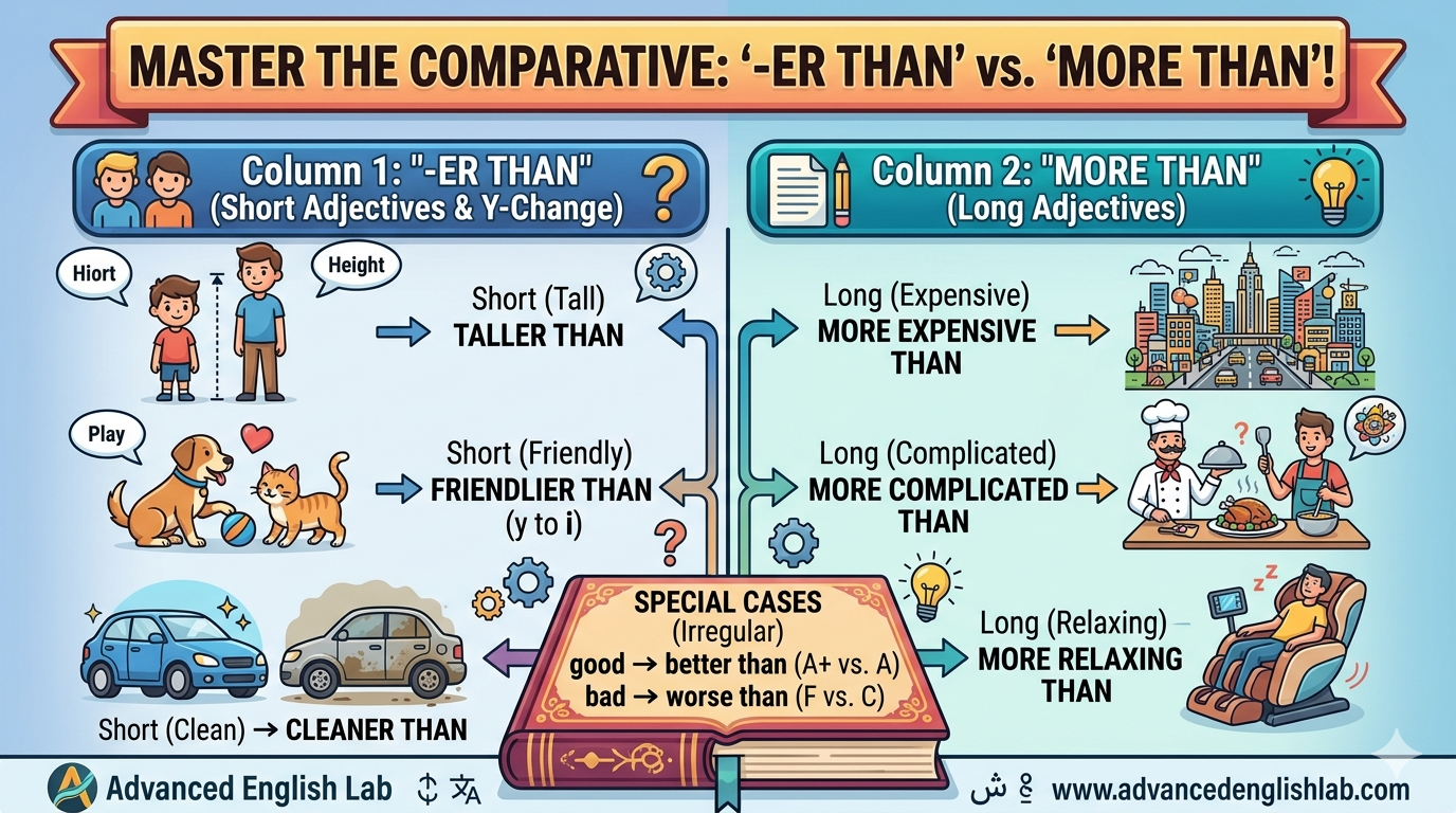Master Comparative Adjectives How to Compare Things Like a Native Speaker