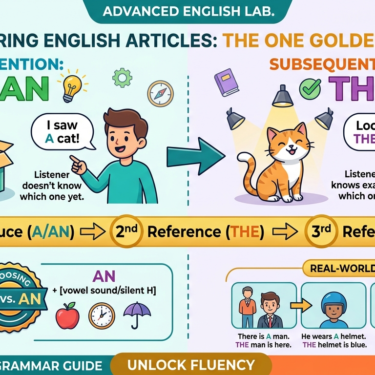 Master English Articles The One Golden Rule for Using A, An, and The