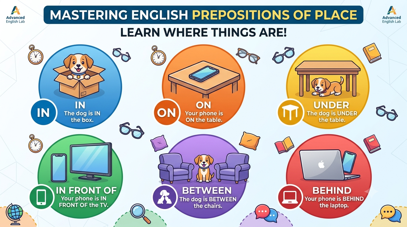 Master English Prepositions of Place A Guide for Beginners