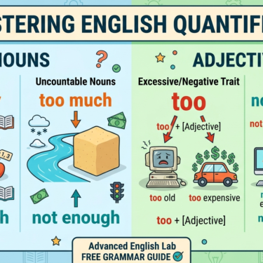 Master English Quantifiers Too Many, Too Much, and Not Enough