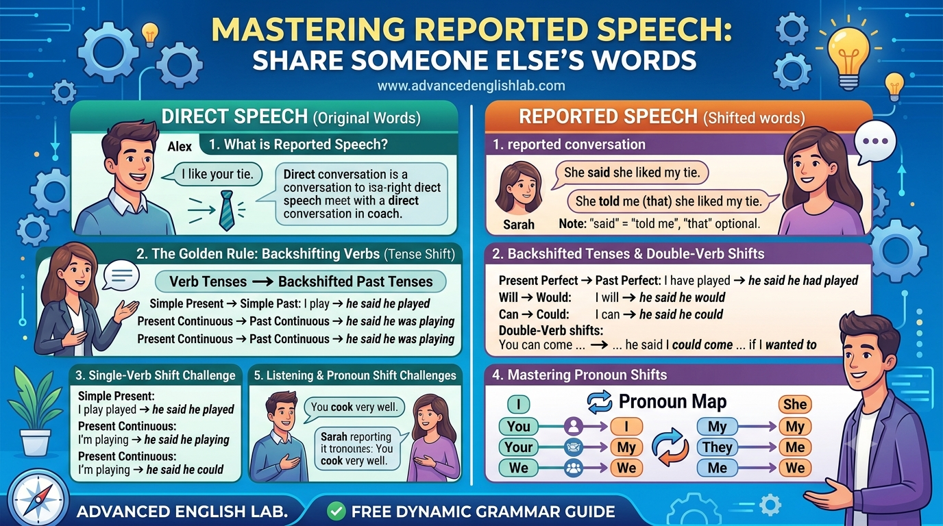 Master Reported Speech How to Share Someone Else's Words