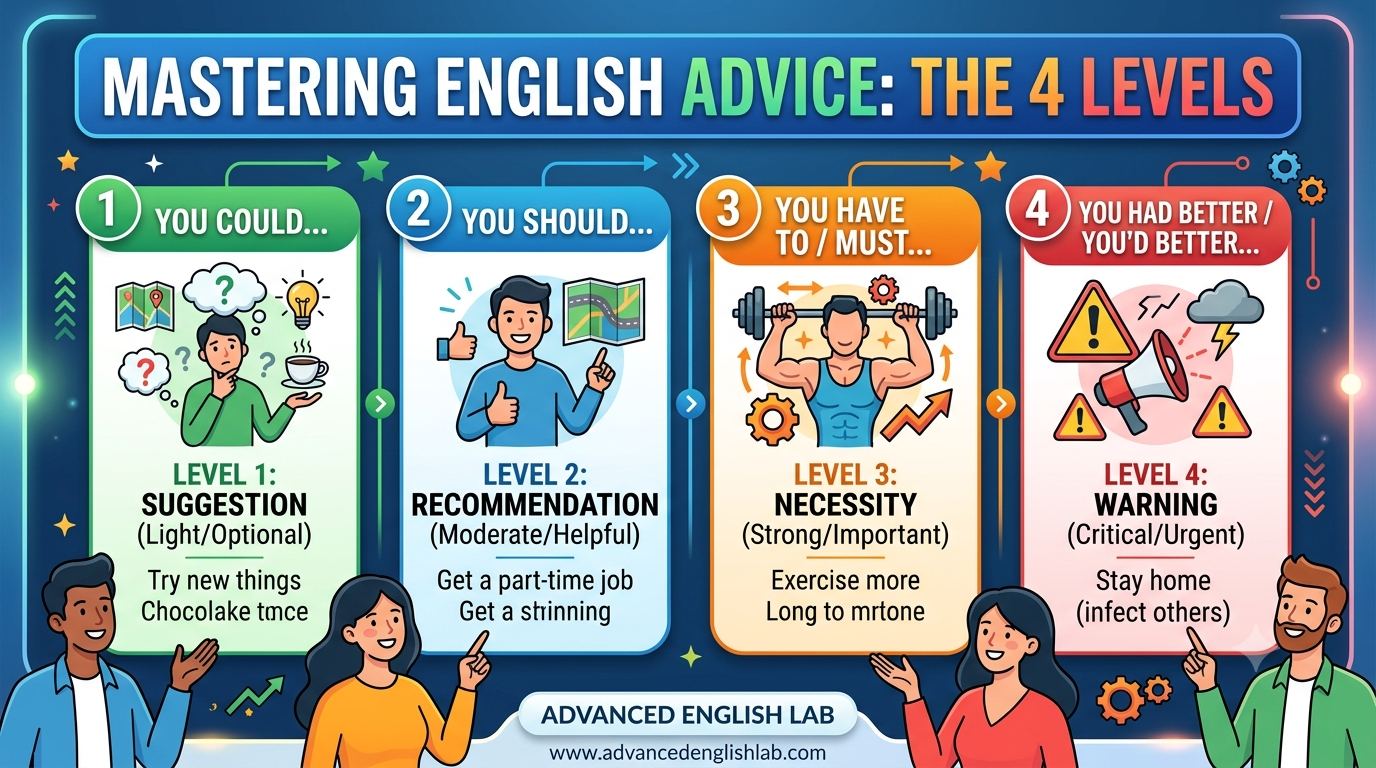 Master the 4 Levels of English Advice: From Casual Suggestion to Urgent Warning