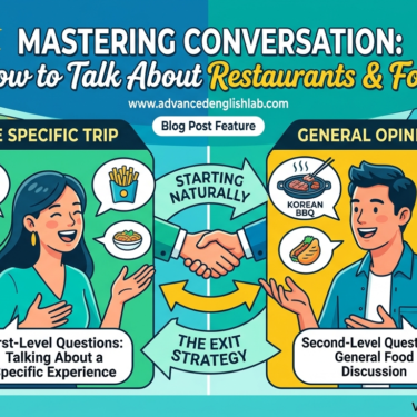 Mastering Conversation How to Talk About Restaurants & Food
