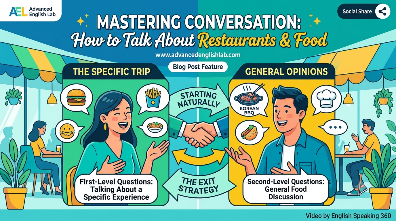 Mastering Conversation How to Talk About Restaurants & Food
