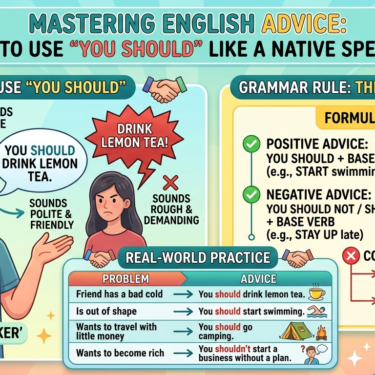 Mastering English Advice How to Use You Should Like a Native Speaker