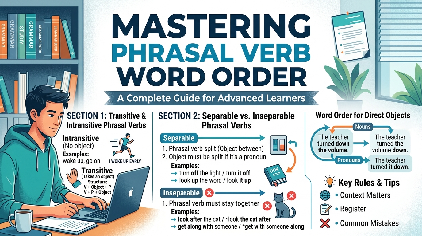 Mastering Phrasal Verb Word Order A Complete Guide for Advanced Learners