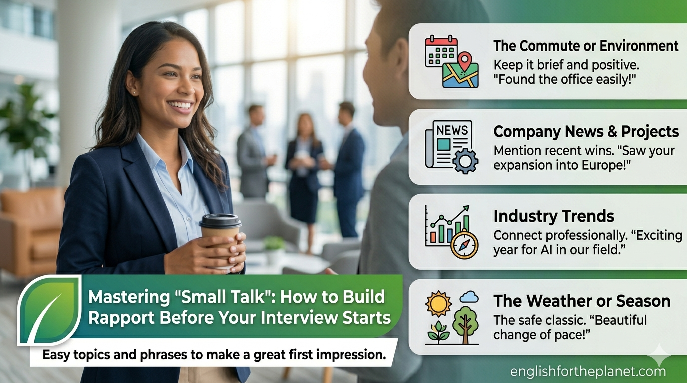 Mastering Small Talk How to Build Rapport Before Your Interview Starts
