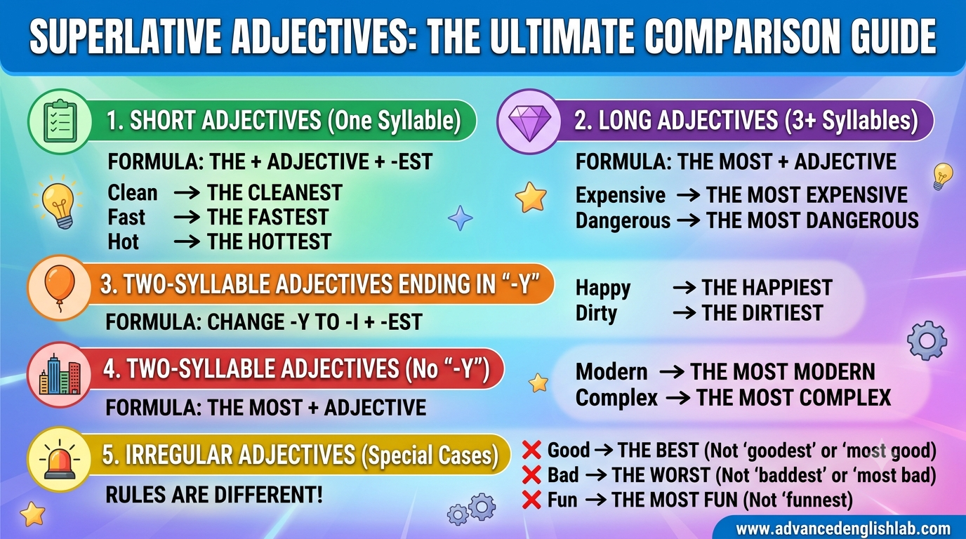 Mastering Superlative Adjectives The Ultimate Guide to Being The Best