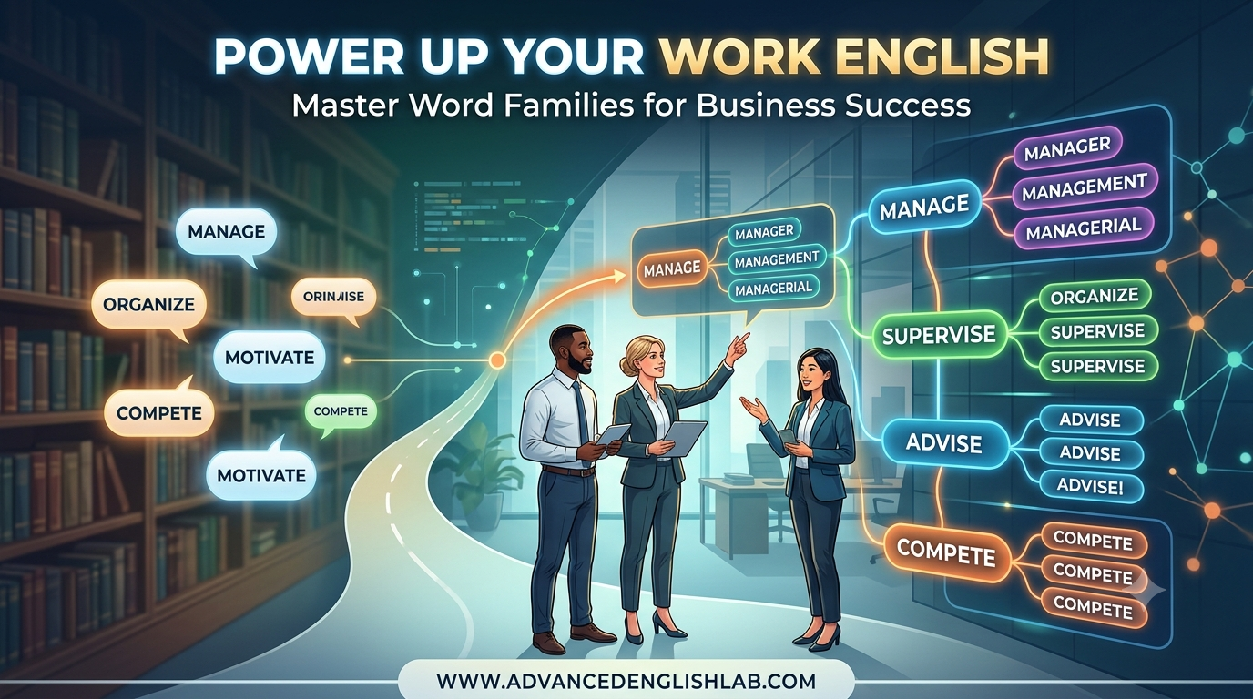 Mastering Word Families for Professional Success