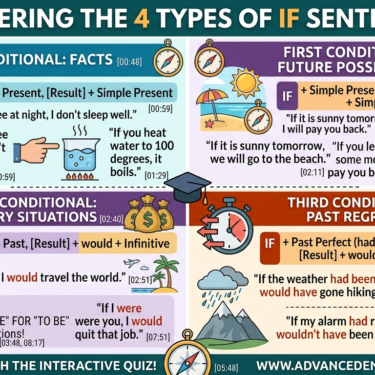 Mastering the 4 Types of Conditionals in English
