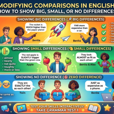 Modifying comparatives
