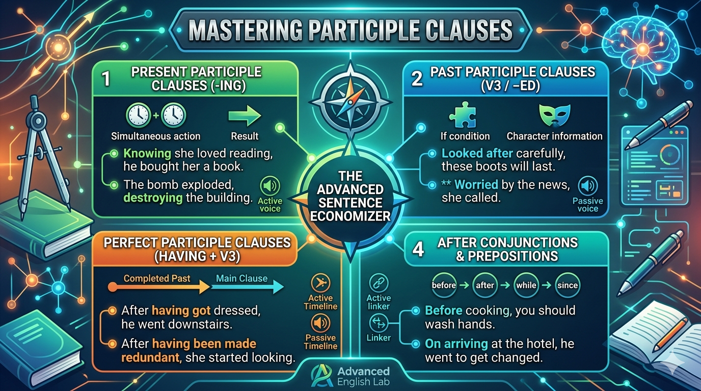 Participle clauses