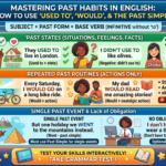 Past habits 'used to', 'would' and the past simple
