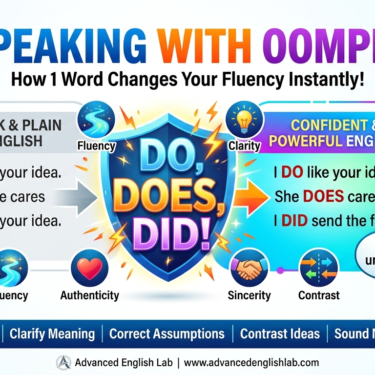 Speaking with Oomph How to Instantly Sound More Fluent and Confident in English