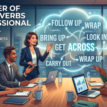The Power of Phrasal Verbs in Professional Meetings