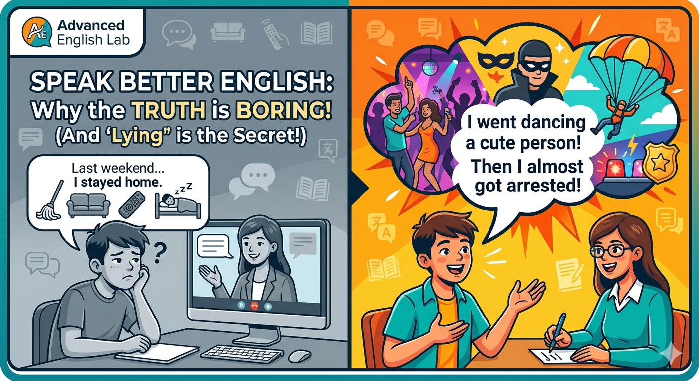 Why Lying Might Be the Secret to Speaking Better English!