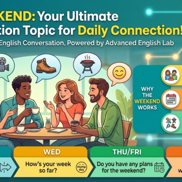 Why the Weekend is the Ultimate Conversation Starter