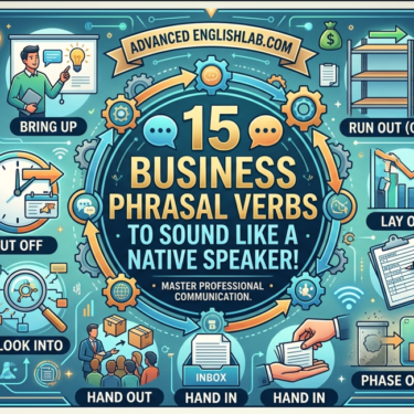 15 Business Phrasal Verbs to Sound Like a Native Speaker