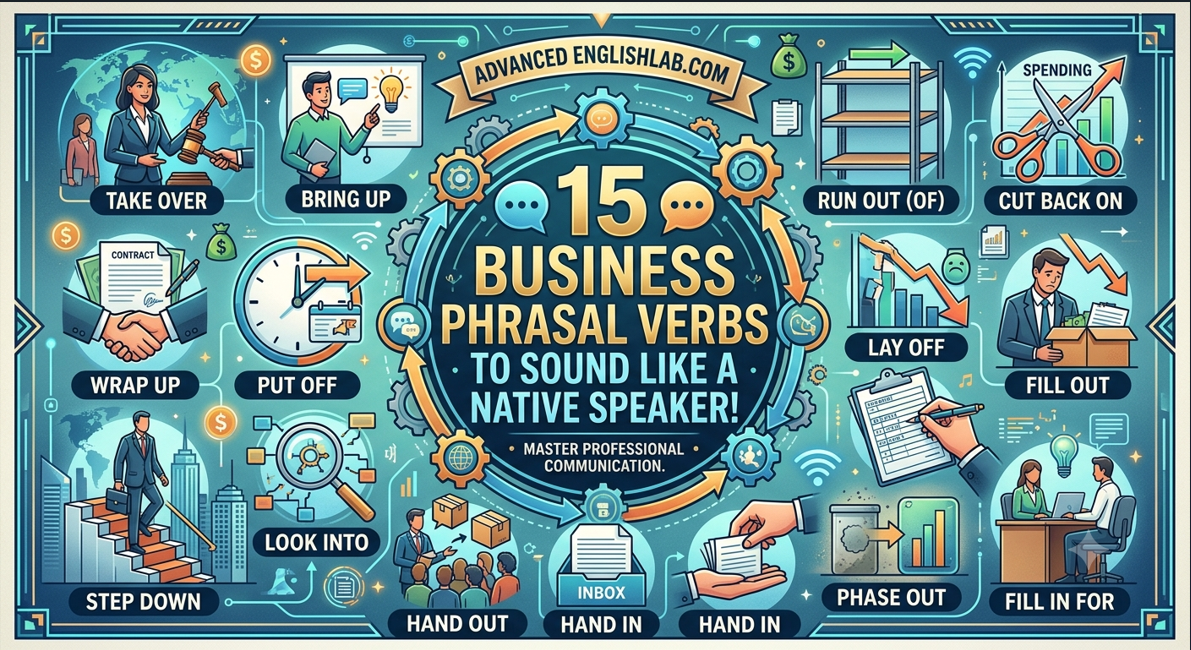 15 Business Phrasal Verbs to Sound Like a Native Speaker
