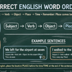 Basic English Word Order Place & Time – The Golden Rule You Must Know