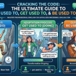 Cracking the Code The Ultimate Guide to Used To, Get Used To, and Be Used To