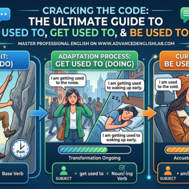 Cracking the Code The Ultimate Guide to Used To, Get Used To, and Be Used To