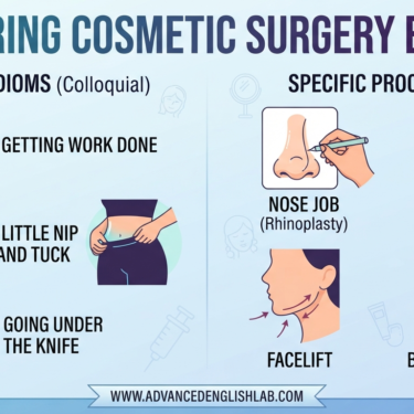 Essential English Idioms for Discussing Cosmetic Surgery