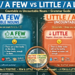 Few vs. Little vs. A Few vs. A Little Master This Tricky Grammar Point