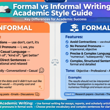 Formal vs Informal Writing Key Differences, Common Mistakes & How to Write Academically