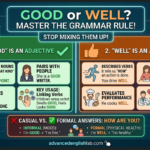 Good vs. Well The Ultimate Grammar Guide to Stop Mixing Them Up